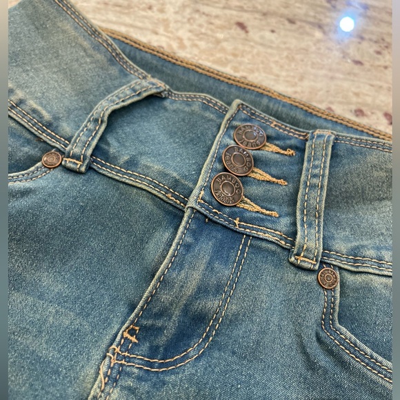 Bamboo High Waisted Stretch Jean size 1/2 - Picture 3 of 7